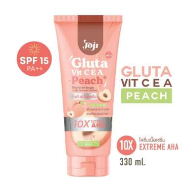 Joji Secret Young Whitening Body Serum Lotion 330 ml Gluta peach