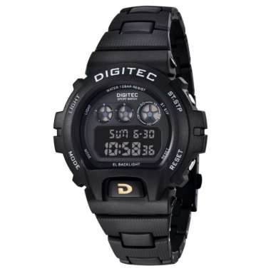 DIGITEC Jam Tangan Pria Digital DG-5198R with Digital Features BKGY-4B