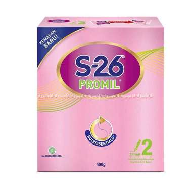 S-26 Promil 400gr Tahap 2 Wyeth Susu Formula Bubuk Anak Usia 6-12Bulan Nutrissentials S26 Pro Mil 2 