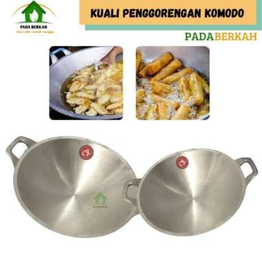 Kuali Penggorengan Komodo Wajan Stainless Katel Penggorengan Komodo Ukuran 10