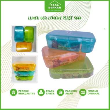 Kotak Bekal Makan Lunch Box 5001 Lemony Plast Manggis Lunch Box