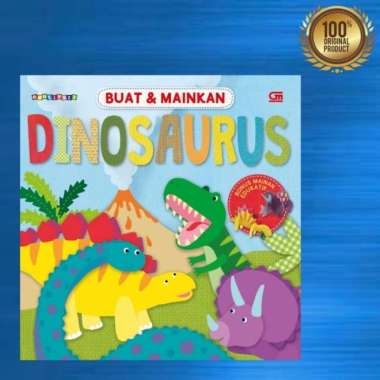 Buku Anak Buat & Mainkan - Dinosaurus - Hardcover