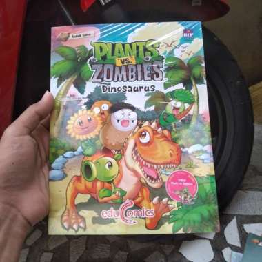 Buku Komik Sains Plants Vs Zombies Dinosaurus