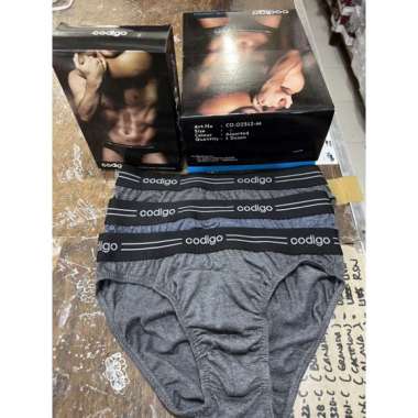 (3pcs) celana dalam pria codigo lugo 02312 TERMURAH XL Random