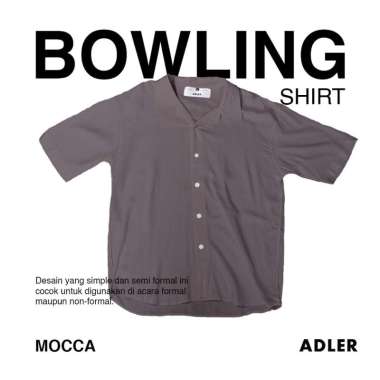 ADLER Bowling Shirt Mocha L