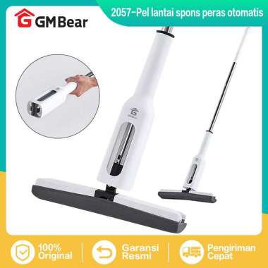Alat Pel Lantai Spons 2057 - Sponge Mop 32cm Alat Pel Lantai Karet Praktis