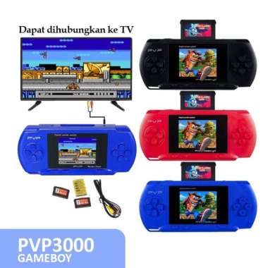 PVP 3000 SLIM Gameboy Retro Free Game Card Nintendo Merah