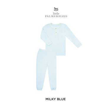 Little Palmerhaus Carter Set Baju Tidur Anak 2 Tahun Milky Blue