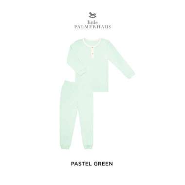 Little Palmerhaus Carter Set Baju Tidur Anak 3 Tahun Pastel Green