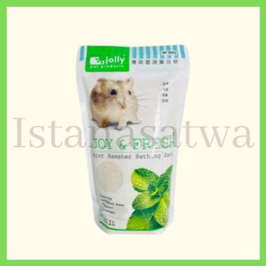 Jolly Bathing Sand 1Kg - Pasir Wangi Mandi Hamster Mint