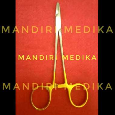 Derf Needle Holder TC Gold Tungsten Carbide Gold Handle 12.5cm