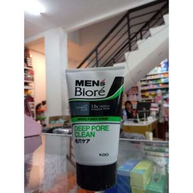 Sabun Cuci Muka Pria / Facial Wash Men's Biore Deep Pore Clean & Cool Oil Clear BESAR Hijau