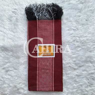 SORBAN HAJI ARAFAT MOISINO SURBAN SANTRI BAHAN TEBAL BERKUALITAS no brand MAROON