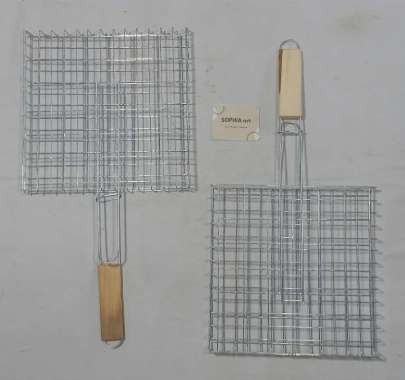 PANGGANGAN BESI PANGGANG PEMANGGANG BAKARAN AYAM IKAN SOSIS CEPIT PANGGANGAN AYAM