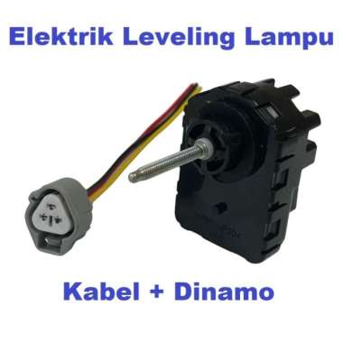 Dinamo Elektrik Auto Leveling Lampu LED Projector BiLED Mobil Motor