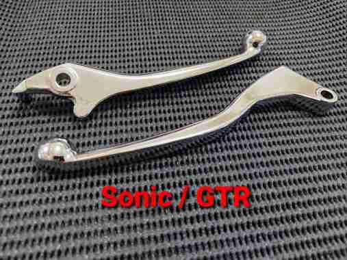 HANDEL HANDLE TUAS SET SONIC 150 SUPRA GTR CHROME HIGH QUALITY