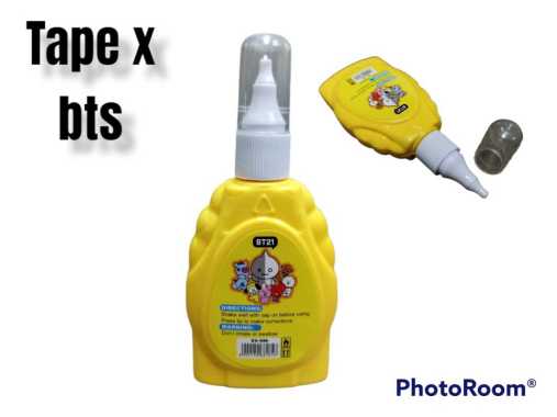 Tip Ex Botol Cair Correction Pen Motif Bt21 Ex-096 KUNING