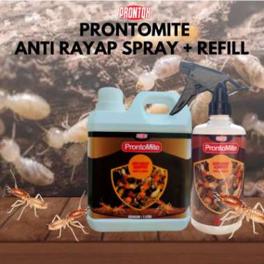Anti Rayap Spray+Refil PRONTOMITE Pembasmi Rayap Kayu & Tanah Terbaik
