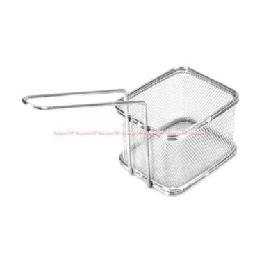 Krischef Filter Fried Saringan Gorengan Model Kotak 10cm Krisbow Peniris Gorengan