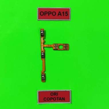 SATU SET TOMBOL ON OFF VOLUME OPPO A 15 A15 ORIGINAL COPOTAN