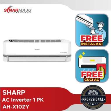 AC Inverter Sharp 1.5 PK AH-X13ZY AHX13ZY Free Instalasi + Cuci AC