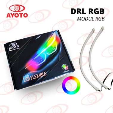 (2 PCS) DRL ALIS RGB PREMIUM AYOTO 30&60CM APP BLUETOOTH WELCOME LIGHT DRL 60 CM