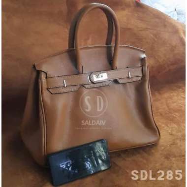 MIVASO [Size Big] Tas Kulit Asli SDL285 Ada Tali Panjang Abu