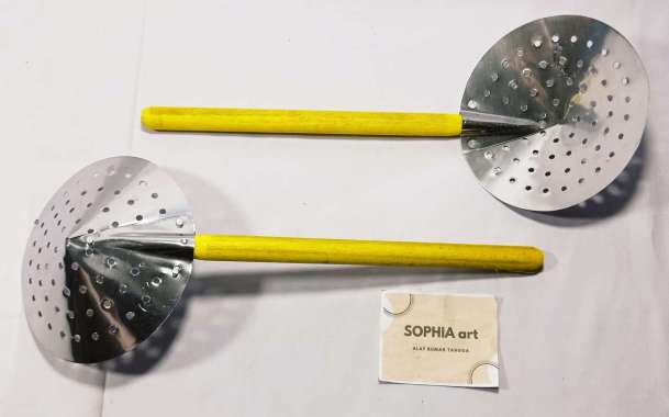 serok STAINLESS serokan saringan peniris minyak gorengan KECIL