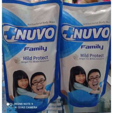 Sabun mandi cair nuvo refill 450ml besar Refil 250 ml