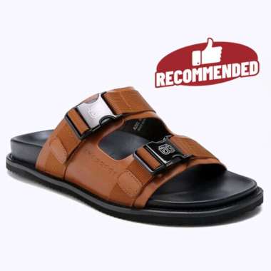 EM03 SANDAL PRIA EVERBEST ORIGINAL SENDAL SLIDE KULIT BRANDED COKLAT
