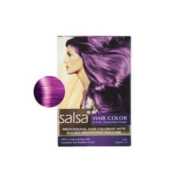 SALSA Hair Color Salsa Cat Rambut Permanen Floweriness Purple