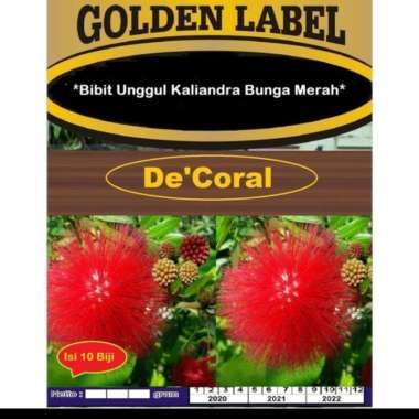 100 Bungkus Bibit Bunga Kaliandra Merah