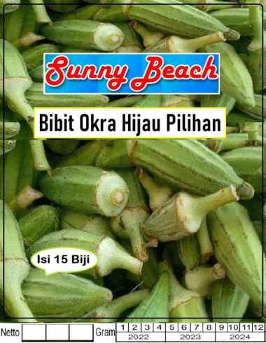 Bibit Okra Hijau Pilihan |Benih Okra Hijau |Bibit Sayur Okra Hijau