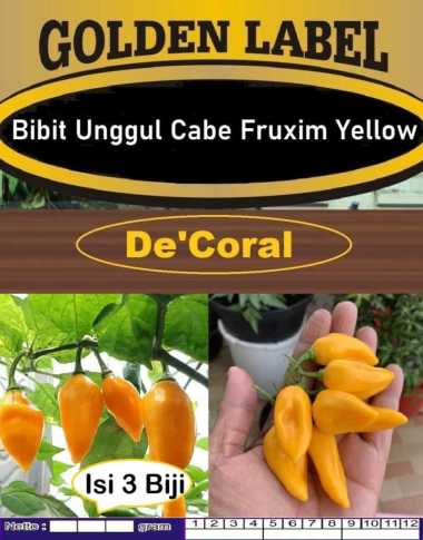 Bibit Unggul Cabe Fruxim Yellow | Biji Benih Cabe Fruxim Super Pedas