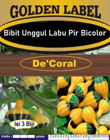 Bibit Unggul Labu Pir Bicolor|Benih Bibit Labu Pir Kuning Hijau|Labu