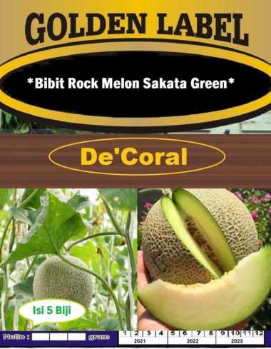 Bibit Unggul Rock Melon Sakata Green | Benih Melon Rock Sakata Green
