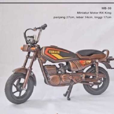 Miniatur Sepeda Motor RX King | Pajangan Miniatur Sepeda Motor RX King