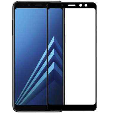 SAMSUNG A8 2018 A8 PLUS TEMPERED GLASS WARNA ANTI GORES KACA FULL SAMSUNG A8 PLUS