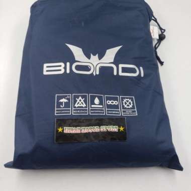 JAS HUJAN SETELAN MERK BIONDI PRODUK ORIGINAL M navy biru