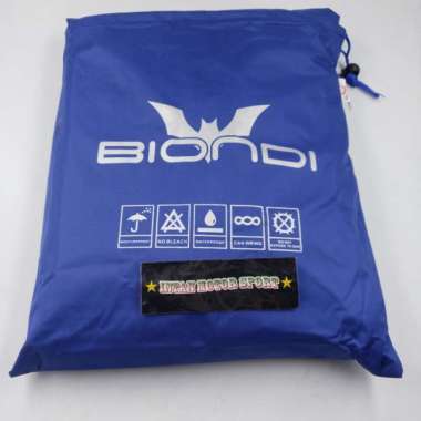 JAS HUJAN SETELAN MERK BIONDI PRODUK ORIGINAL L Biru Muda