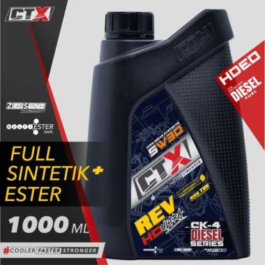 Terbaik Ctx Rev Hd Ultra Ck-4 - Oli Diesel Full Sintetik Ester - 5W30 / 5W40 5w30