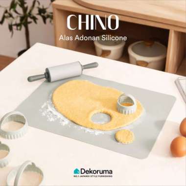 Dekoruma CHINO Alas Adonan Kue Anti Lengket Silikon - Grey