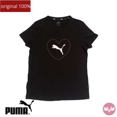 Puma Tshirt Baju Puma Wanita baju wanita Puma Original 100% Baju Kaos Wanita Hitam Pink Baju Wanita 