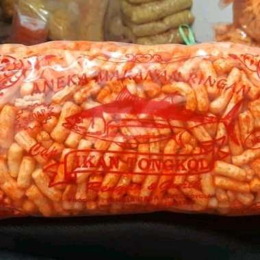 Kerupuk Ikan Tongkol - 100gram / Krupuk Stik Ikan Tongkol Renyah Rasa Balado