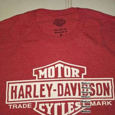Kaos MUSEUM Harley Davidson Tshirt biker ORIGINAL USA medium size