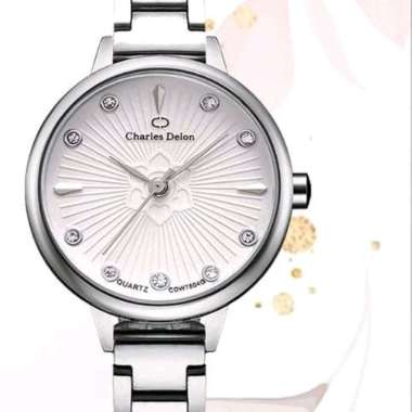 Jam Tangan Wanita Charles Delon 7804 Putih