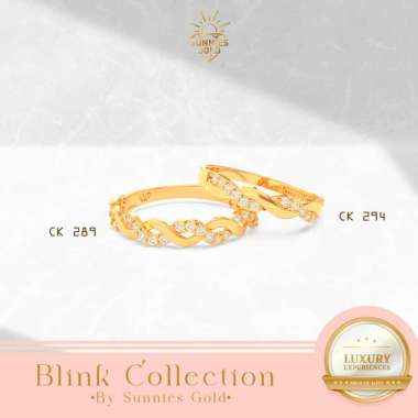 CINCIN EMAS WANITA KADAR 300 (6K) & 375 (8K) CINCIN KOREA SIMPLE CK 289 & CK 294 CK 294 (8K)