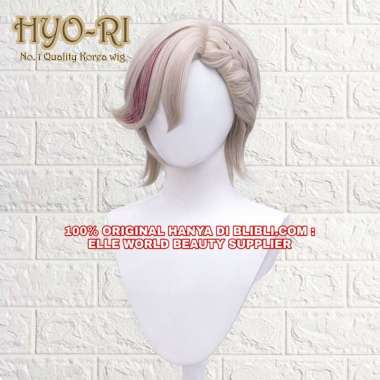 READY STOCK - WIG COSPLAY ANIME GAME GENSHIN IMPACT WIG LYNEY GENSHIN IMPACT FULL WIG CEWE CEWEK WAN