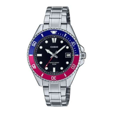 CASIO ORIGINAL - CASIO MDV-10D-1A3VDF - JAM TANGAN PRIA JAM PRIA LA - STAINLESS STEEL CASIO MDV-10D-