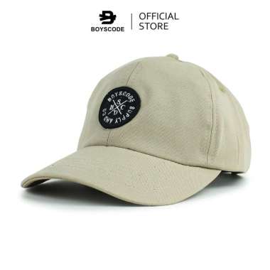 BOYSCODE Topi Baseball Polo Cap Basic Distro Pria Wanita Supply and Co Cream/ Topi Baseball Golf Cre